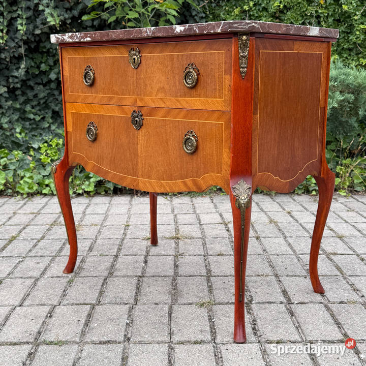 ARTexpert Komoda Ludwik marmurowy blat vintage Meble