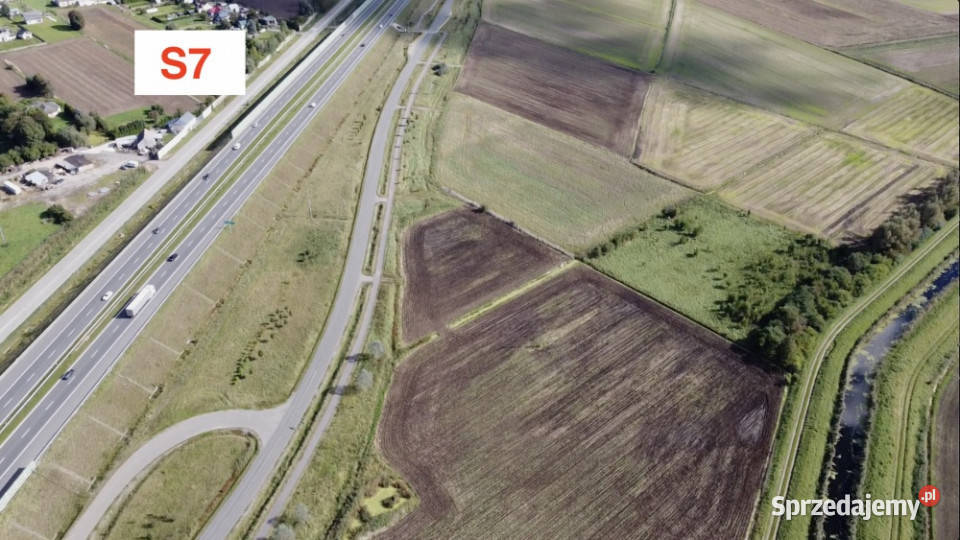 25 ha S7 teren inwestycyjny magazynowy 10 min 60zł/m2 pomorskie