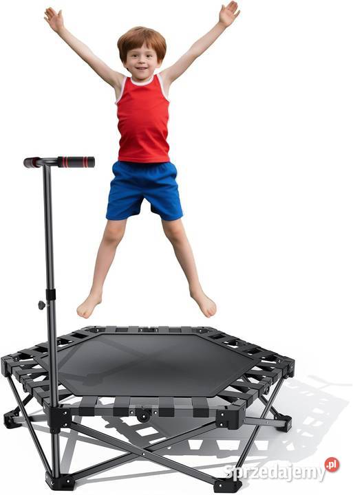 Składana trampolina RYGEO fitness z uchwytem 110 Wadowice