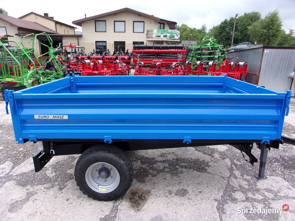 NOWA Przyczepa rolnicza 3tony EuroMasz wywrot nieuszkodzony Opoczno