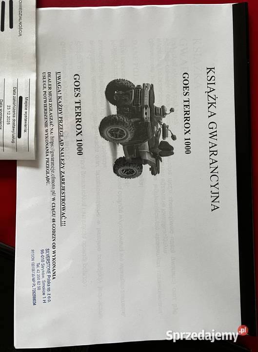 Sprzedam Goes Terrox 1000 Highlander przebieg 35 CF Moto Bełchatów