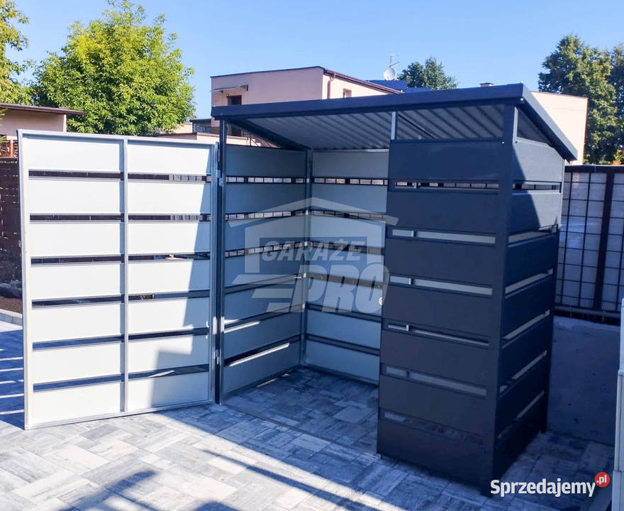 Wiata śmietnikowa spad tył 15x05m Schowek pomorskie Gdańsk