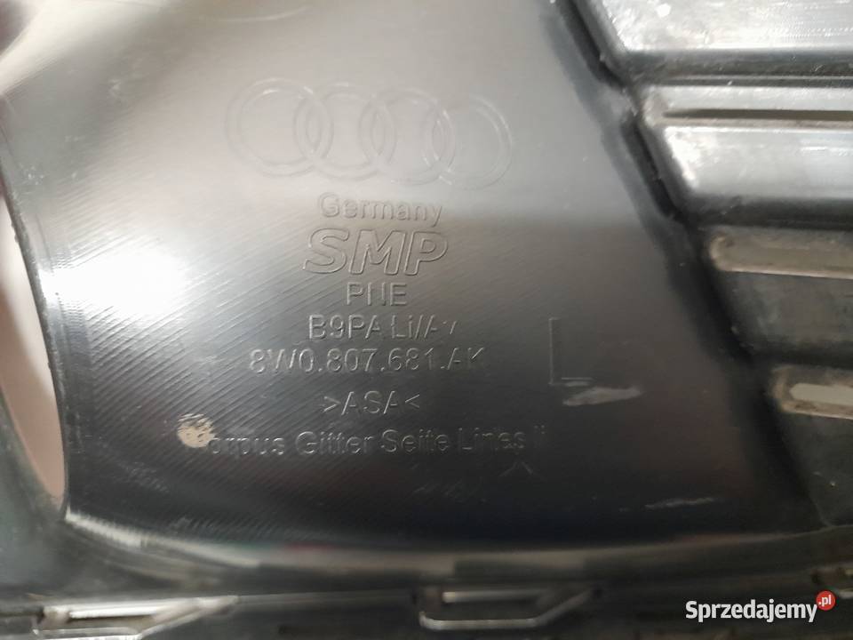 AUDI A4 B9 LIFT KRATKA ZAŚLEPKA ZDERZAKA LEWA Goleniów