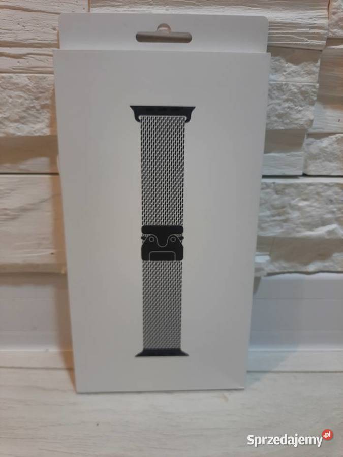 Pasek Apple Watch 49mm Black Titanium Milanese Paski