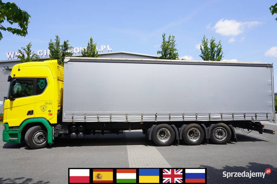 Scania R650 V8 8x44 r2020 firanka 23 EPAL231478 klimatyzacja