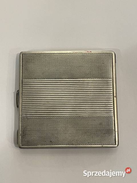 Srebrna Pudernica Rodowa z Herbem Sanguszków Kraków