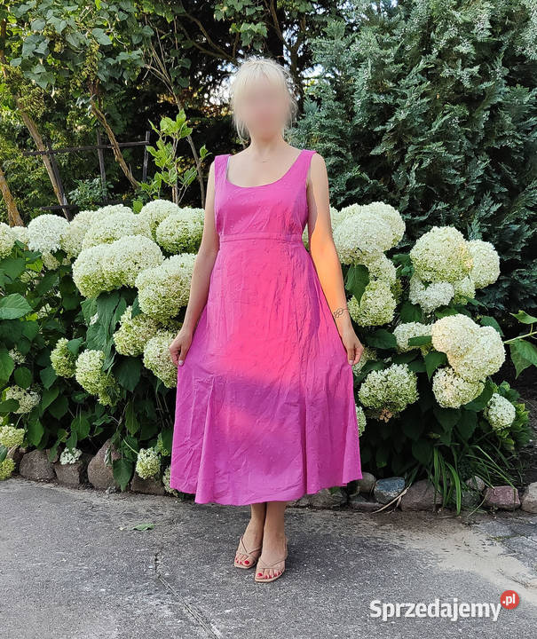 Różowa sukienka Per Una 46 3XL Plus Size róż różowy Szczecin sprzedam