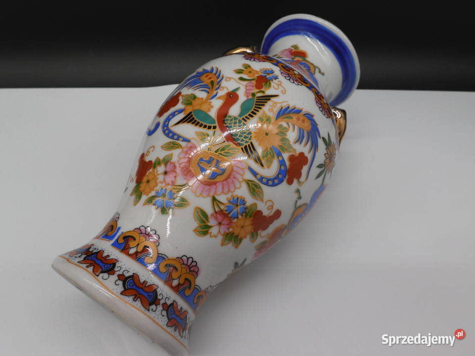 Wazon Porcelanowy w Stylu Orientalnym Rajski sprzedam