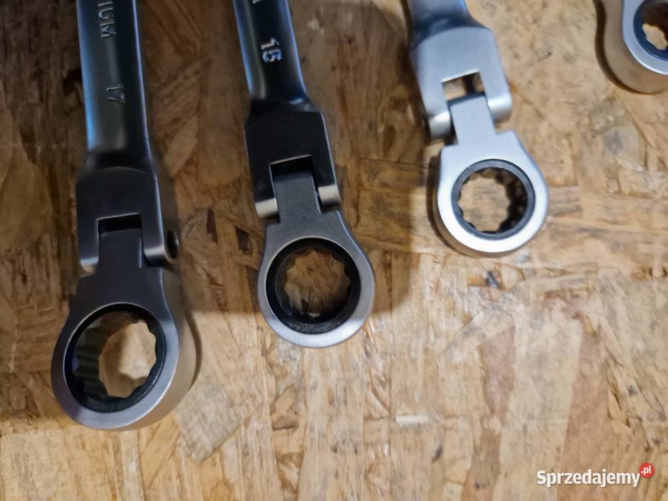 KLUCZE PŁASKO OCZKOWE Z GRZECHOTKĄ ŁAMANE 817mm Głogowa sprzedam