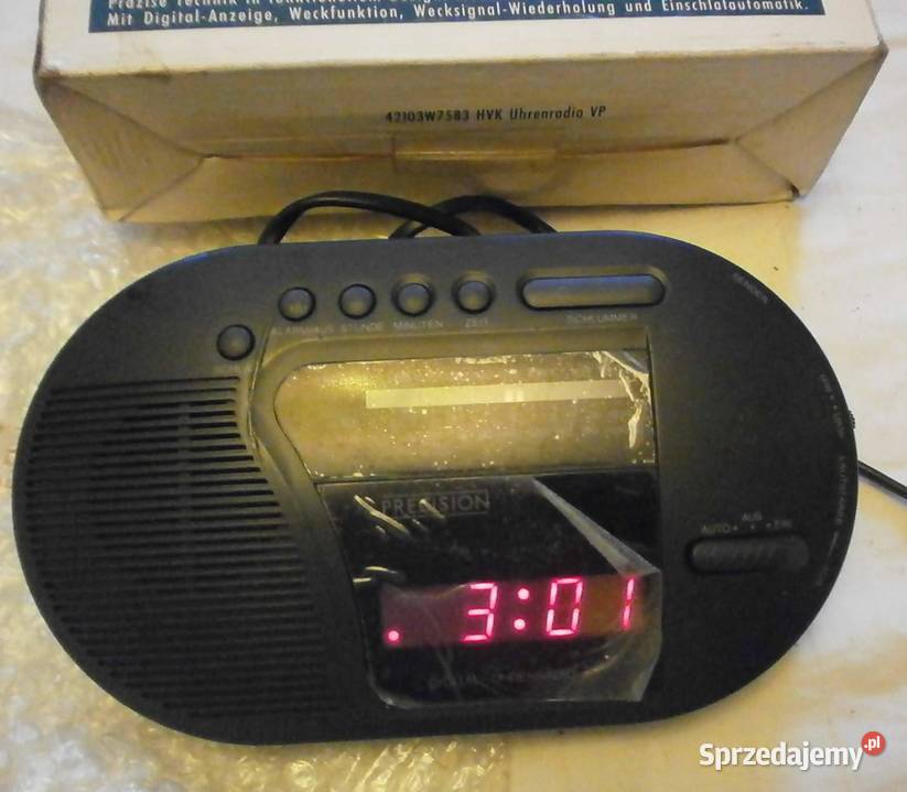 Radiobudzik PRECISION z Wyświetlaniem Zegara Kraków sprzedam