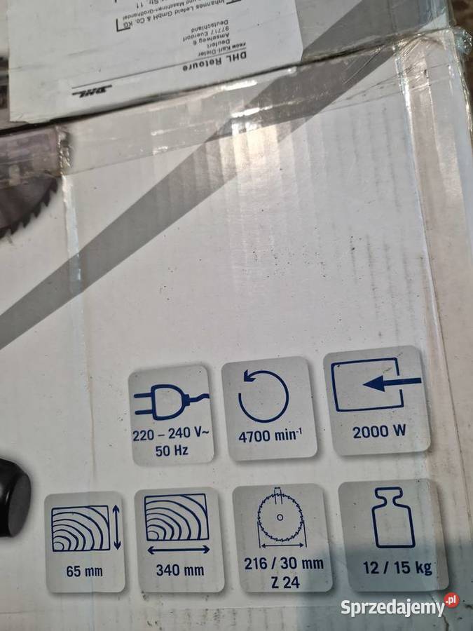 SCHEPPACH Piła ukośnica ukosowa z przesuwem wielkopolskie Głogowa