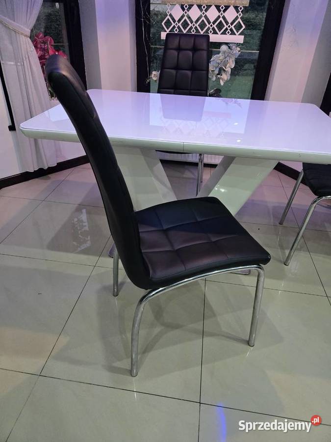 Stół z krzesłami 80cm dolnośląskie Bolków