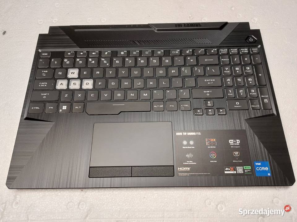 ORYGINALNY PALMREST KLAWIATURA ASUS GAMING Wrocław