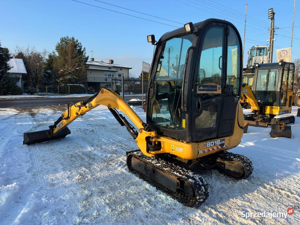 JCB 8018 Mini koparka JCB 8018 z 2012r ładna Złoczew sprzedam