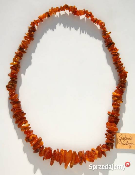 Naszyjnik korale z bursztynu bursztyn bałtycki Lublin