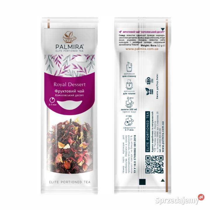 Palmira Royal Dessert liściasta owocowa herbata Owocowa Kraków sprzedam