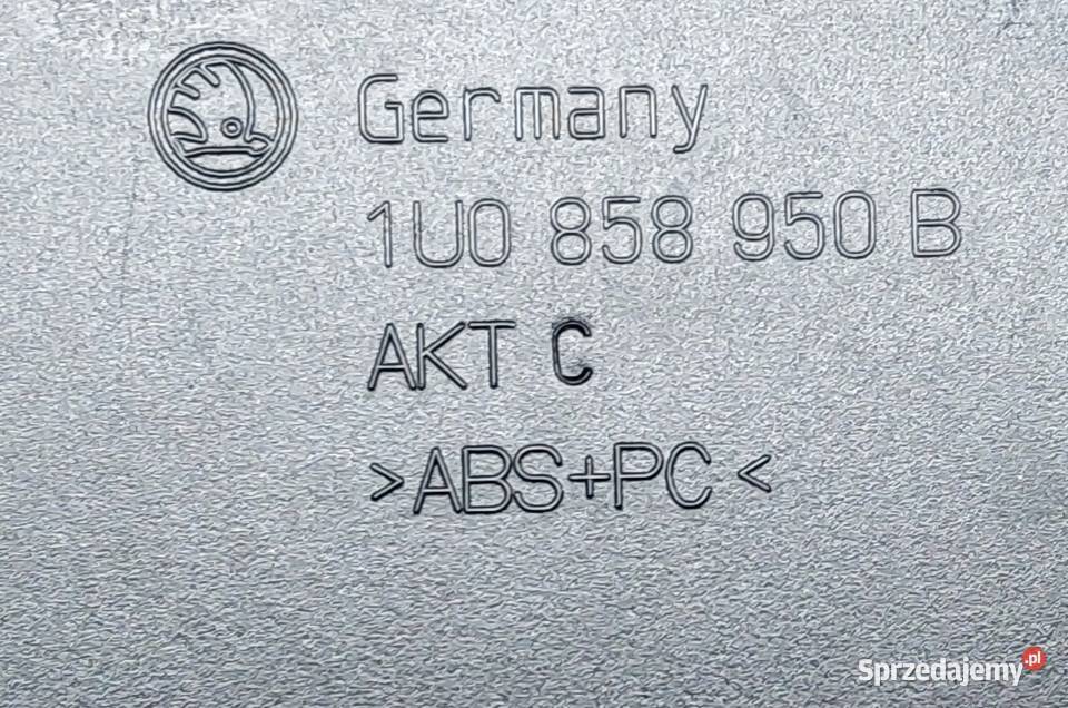 PÓŁKA POD RADIO SKODA OCTAVIA I 1 FL 1U0858950B osobowe dolnośląskie Mielęcin