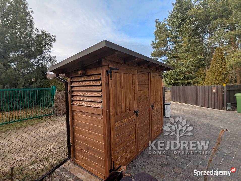 śmietnik drewniany śmietnik ogrodowy zamykany Piła Pierwsza sprzedam