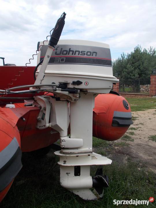 SILNIK SPALINOWY ZABURTOWY JOHNSON 30 2T Inne pojazdy i łodzie dolnośląskie