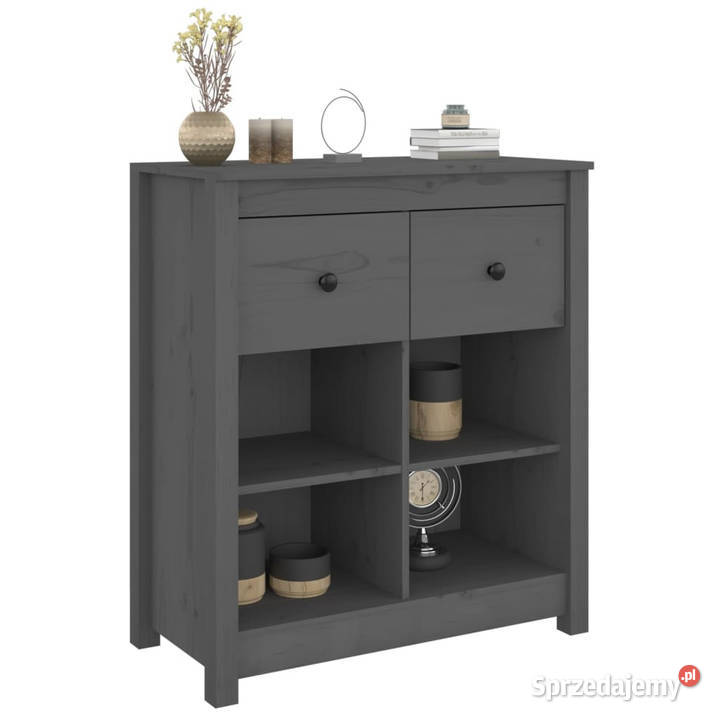 Szafka szara 70x35x80 lite drewno sosnowe Warszawa sprzedam