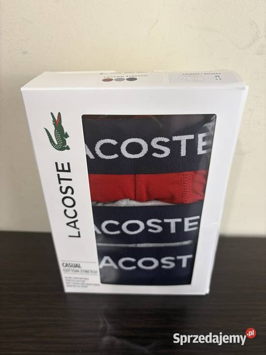 Bokserki męskie Lacoste Cotton Trunks M Rozmiar M Warszawa sprzedam