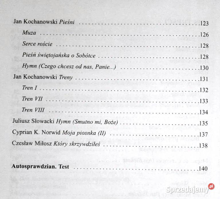 Opracowania lektur kl 2 Gimnazjum J Poznański Pozostałe Chełm