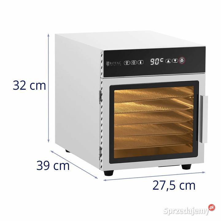 Suszarka do żywności 6 poziomów 500 W stal Częstochowa