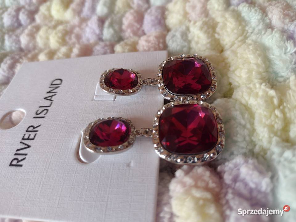 RIVER Island Bogato zdobione kolczyki wieczorowe Kraków