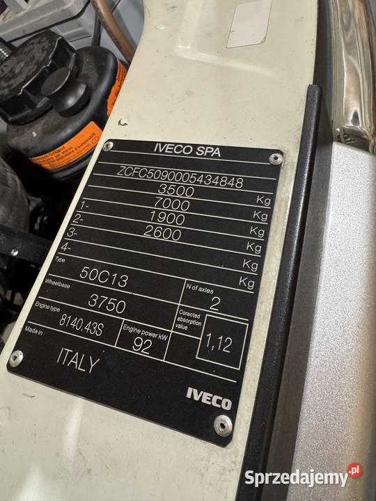 Iveco Daily III 50C13 28 windą Chybie
