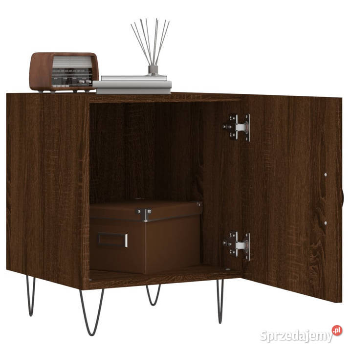 Szafka nocna brązowy dąb 40x40x50 materiał Warszawa