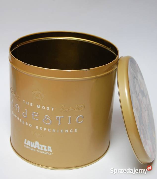 Duża puszka Lavazza Majestic limitowana vintage lubelskie