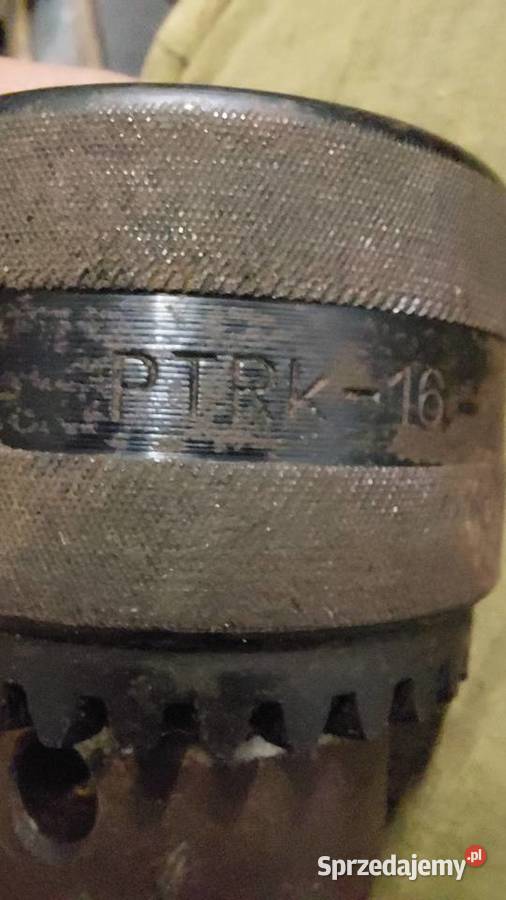 Uchwyt tokarki wiertarski głowica PTRK 16 PRL Wiertarki i wkrętarki Rokity