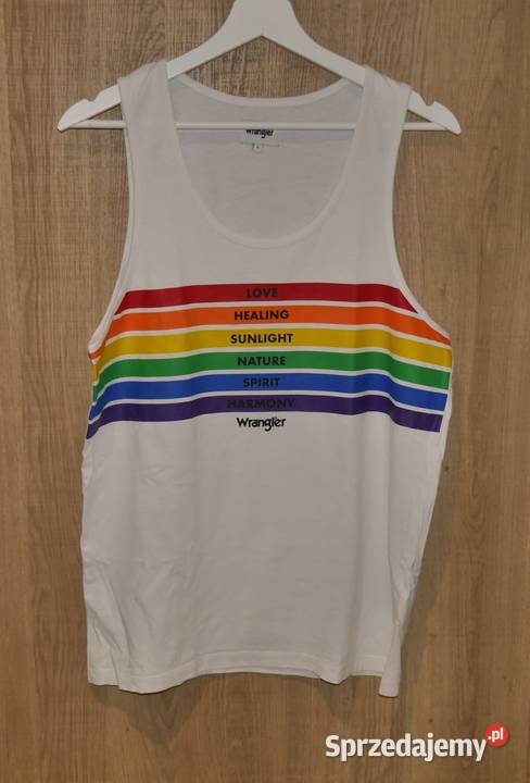 Wrangler fajna koszulka 36 S biały Bluzki i koszule Wrocław