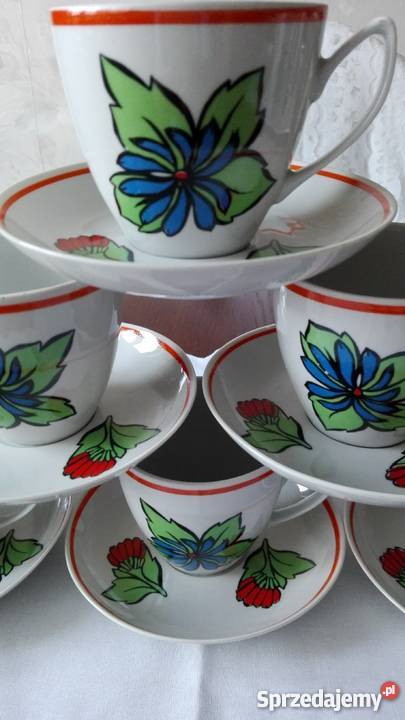Filiżanki porcelanowe Aldona CHODZIEŻ Białystok