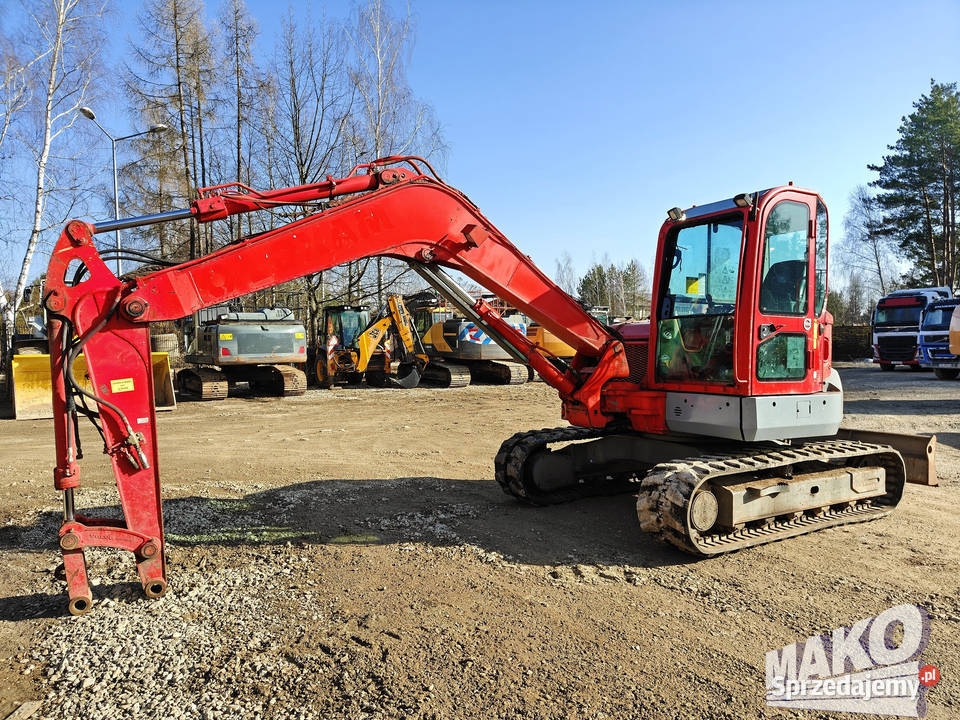 Volvo ECR88D Obrót w obrysie Ramię offset Gąsiennice Maszyny budowlane Ostrowiec Świętokrzyski