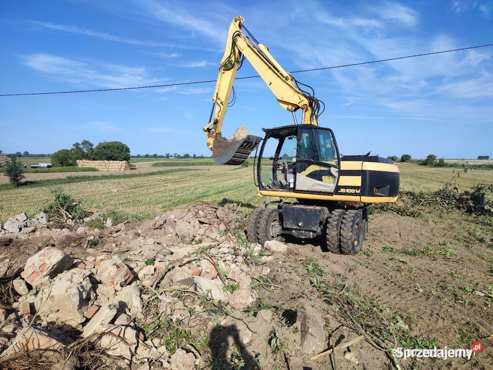 Koparka kołowa JCB js 130 w cat case komatsu Koła Brodnica sprzedam