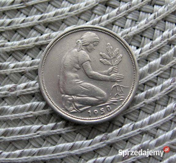 Niemcy 50 fenigów 1950r G Kalisz