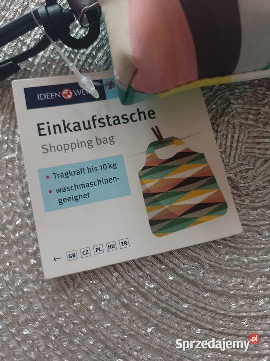 Pastelowa torba zakupowa torebka shopping bag Kraków