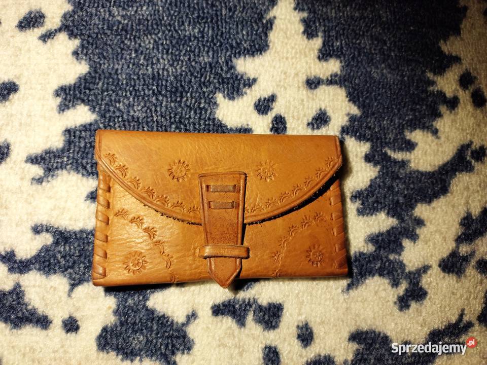 Cepelia portfelik PTTK skóra PRL dolnośląskie Wrocław
