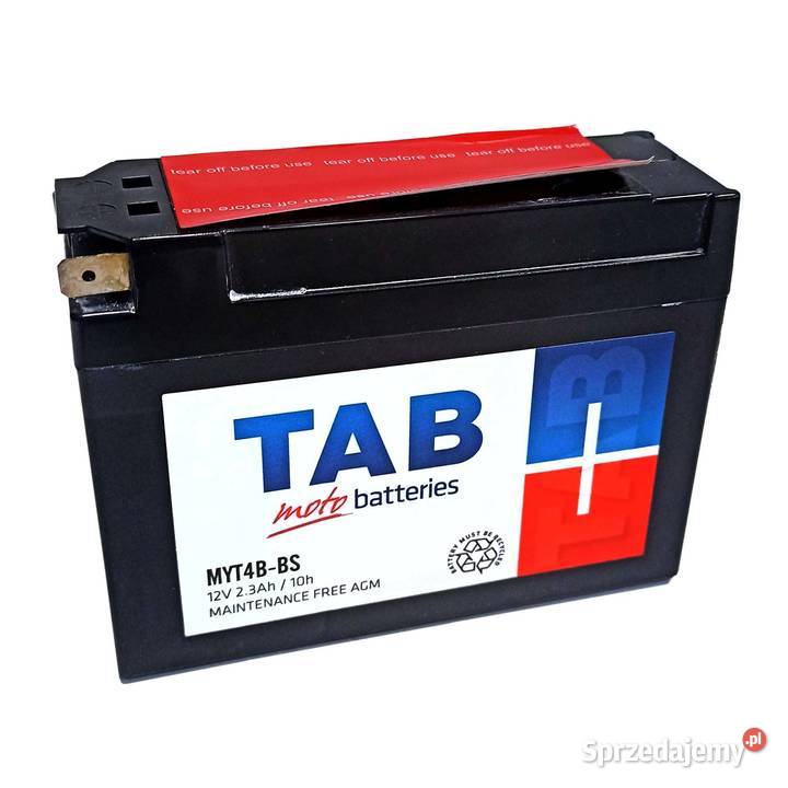 Akumulator motocyklowy TAB YT4BBS 12V 23Ah 40A wielkopolskie sprzedam
