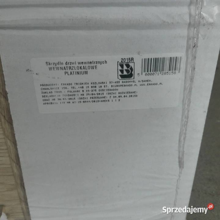 Skrzydła drzwiowe wewnętrzne różne tanio Drewno Oborniki Śląskie