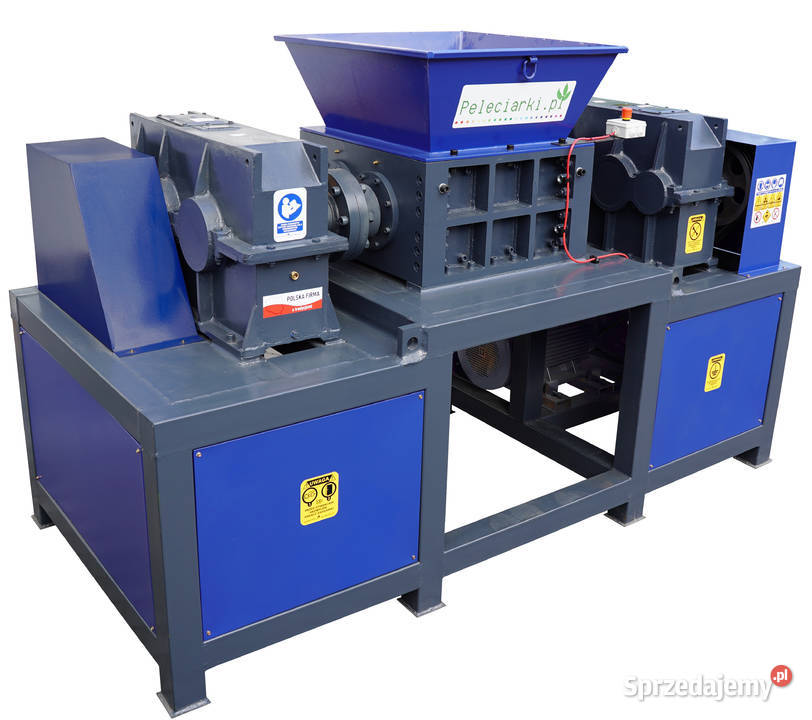ROZDRABNIACZ 2Wałowy 30kW RECYKLING Panele