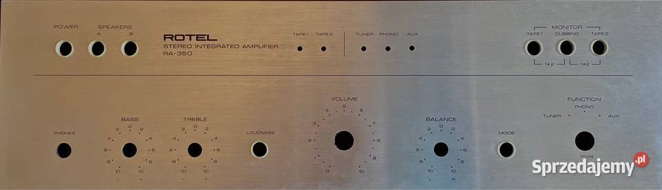 ROTEL RA 350 panel czołowy Lublin