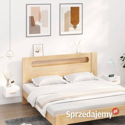 vidaXL Wiszące szafki nocne 2 białe 35x35x20 mazowieckie Warszawa sprzedam