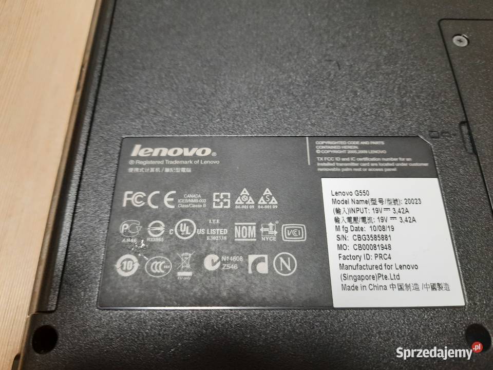 Не грузит windows на ноутбуке lenovo g550