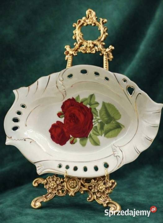 Porcelana zdobiona motywem róż Pabianice