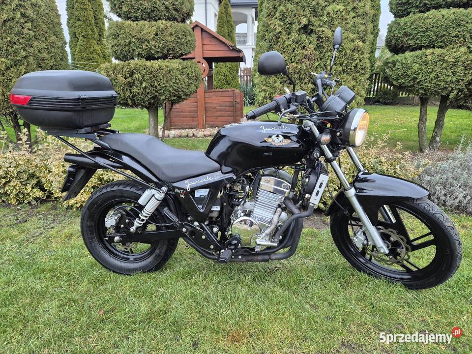 Junak M25 Raptor 250cc chlodzony cieczą kufer nieuszkodzony Ciechanowiec