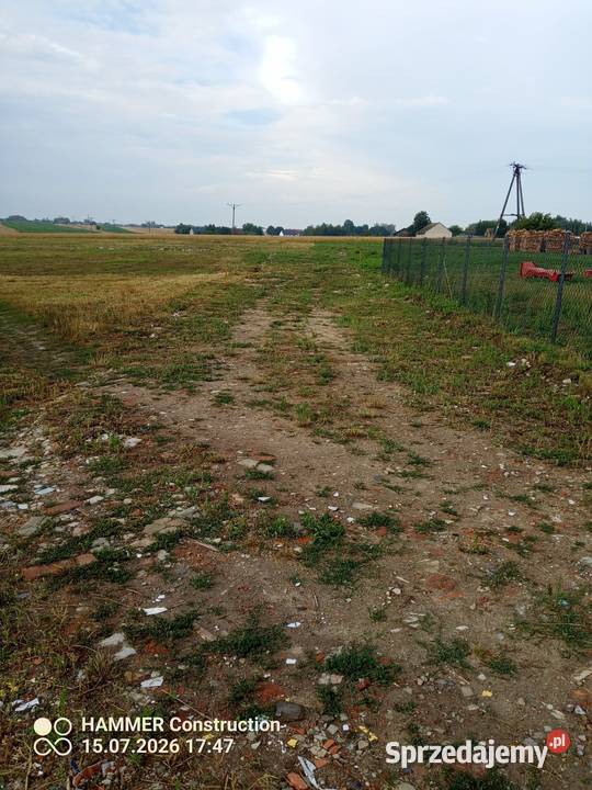 Sprzedam działkę budowlaną o powierzchni 1000m2 120zł/m2 Zalesice
