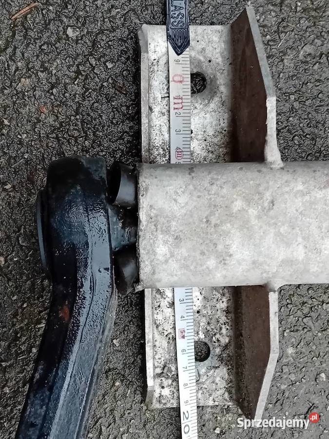 Oś KNOTT VG7 750 przyczepy lekkiej niehamowanej