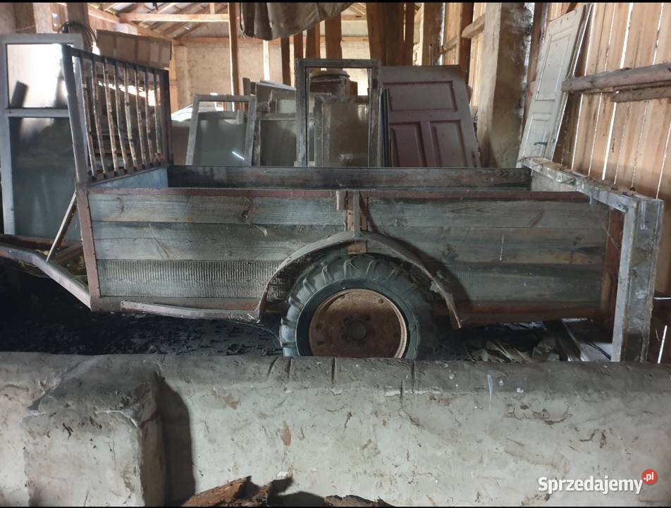 Wóz dwukółka przyczepka do ciagnika